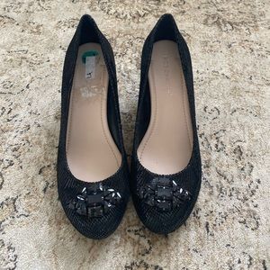 BCBGeneration jeweled wedge